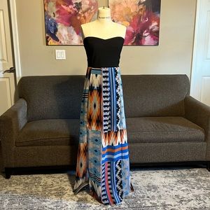 Jealous Tomato Long Maxi Strapless Dress